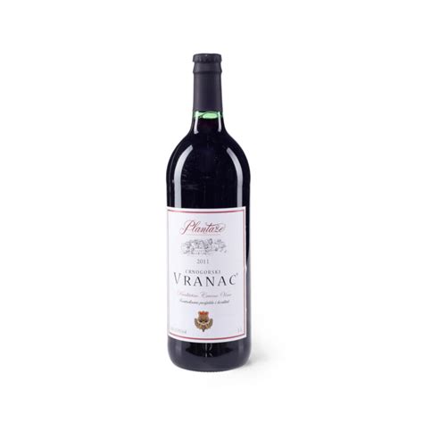 Vino Crno Vranac Planta E L