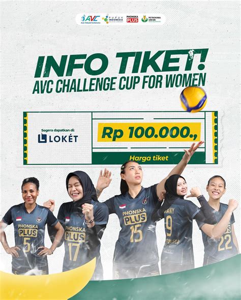 Indonesia Volleyball On Twitter Info Tiket Avc Challenge Cup For