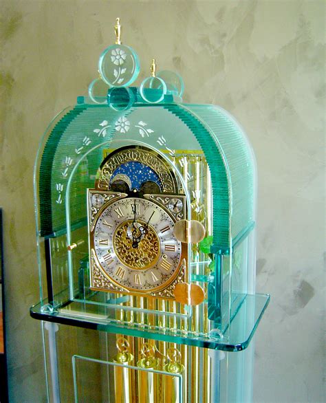 Glass Grandfather Clocks Jordan Glass Art