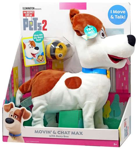 The Secret Life of Pets 2 Movin Chat Max 6 Plush Figure with Sound with ...