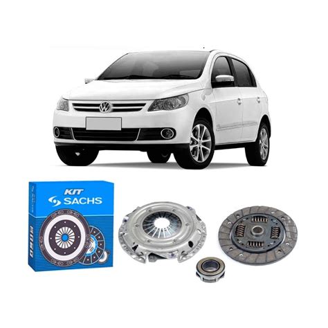 Kit embreagem Volkswagen Gol 97 2013 Sachs 3000954307 Samarc Auto Peças