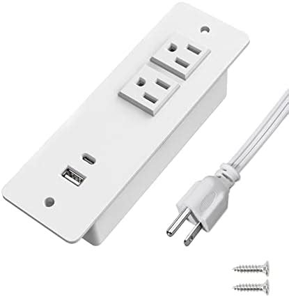 Amazon Recessed Power Strip With W Pd Usb C Ports Fast Charging