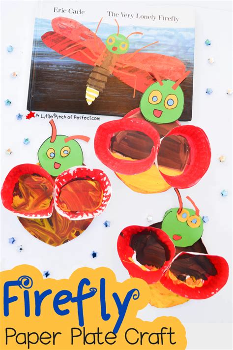 Firefly Paper Plate Craft Inspired By Eric Carle Paper Plate Crafts