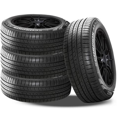 Set Of 4 Pirelli Scorpion All Season Plus Iii 22565r17 102h 70000 Mile