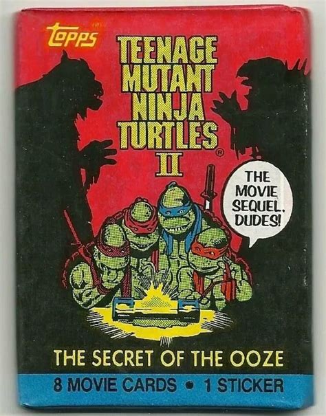 Teenage Mutant Ninja Turtles 2 Secret Of The Ooze Trading Cards Topps