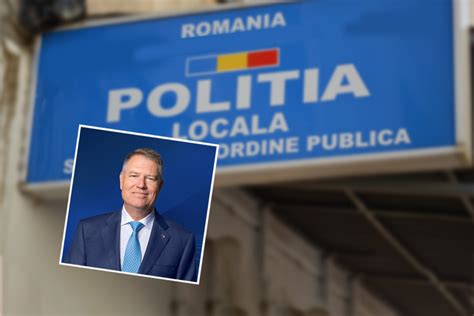 Klaus Iohannis Dat Disp Rut La Poli Ie Cine A Cerut Agen Ilor S Fac