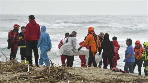 Dozens Of Migrants Drown In Boat Wreck Off Southern Italy