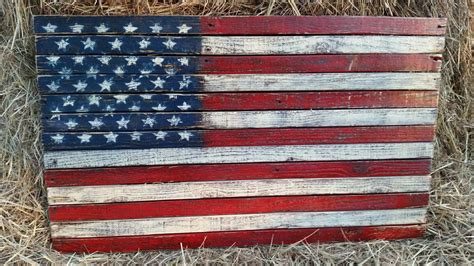 Pallet American Flag Pallet Flag Rustic Flag American Flag