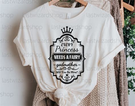 Every Princess Needs A Fairy Godmother Will You Be Mine Svg Etsy