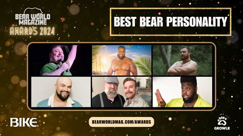 Meet The Nominees Best Bear Personality Bear World Magazine