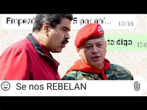 ANONYMOUS FILTRA CONVERSACIÓN DE WHASTAPP ENTRE MADURO PADRINO Y