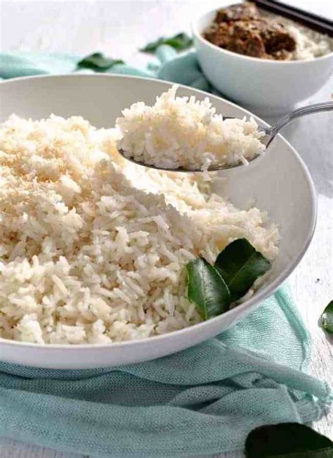 Riz La Noix De Coco Moelleux Pas Collant Recette De Cuisine Facile