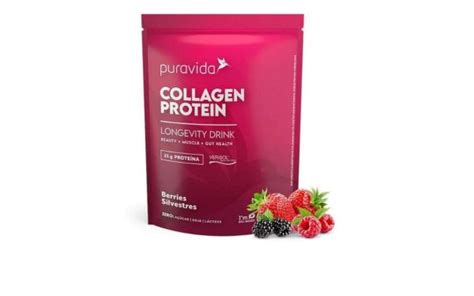 Suplemento Alimentar Pura Vida Collagen Protein Berries Silvestre