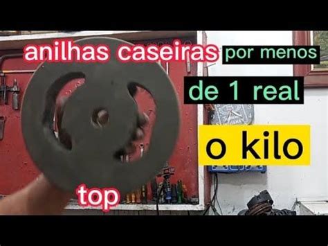 Anilhas Caseira YouTube Anilhas Cimento Molde