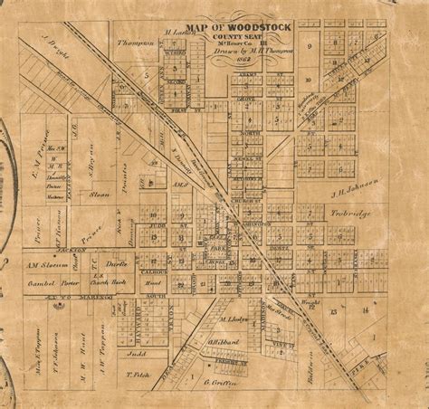 Mchenry County Illinois 1862 Old Wall Map Reprint With Etsy UK