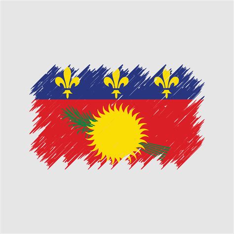 Guadeloupe Flag Brush. National Flag 9944043 Vector Art at Vecteezy