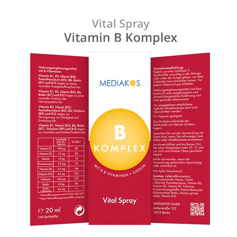 Vitamin B Spray Zur Einfachen Anwendung