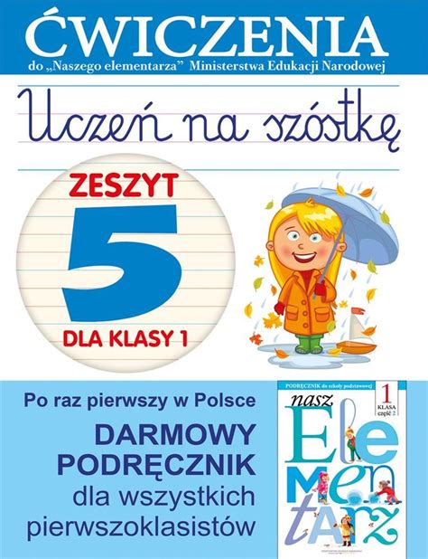 Podręcznik szkolny Uczeń na szóstkę Zeszyt 5 dla klasy 1 Ćwiczenia do