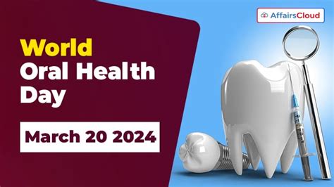 World Oral Health Day 2024 March 20