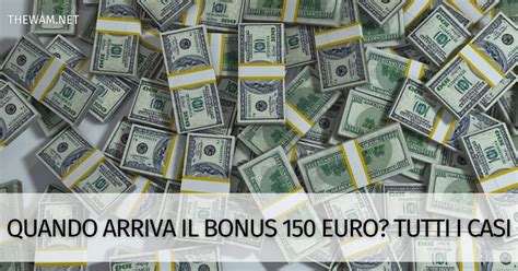 Quando Arriva Il Bonus Euro Tutti I Casi