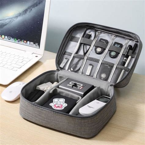 Water Proof Electronic Accessories Case Tech Travel Organizer Cable Storage Bag Big W