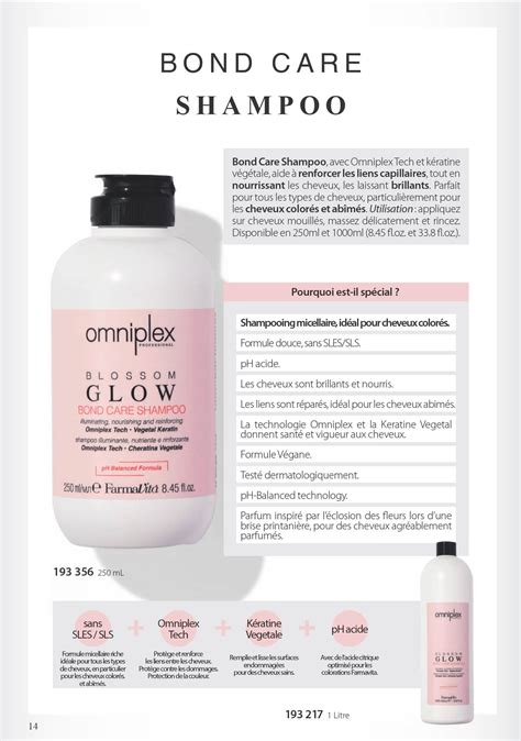 Shampoing Bond Care OMNIPLEX BLOSSOM GLOW 250ml Farmavita