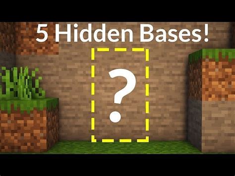 Best Hidden Base Ideas For Minecraft In