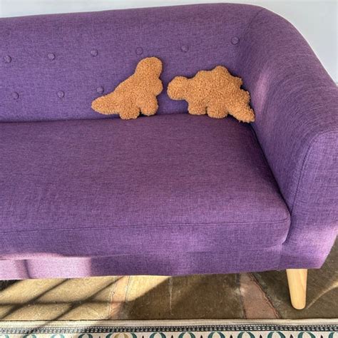 Dinosaur Chicken Nugget Shaped Pillow Dino Nuggie Plushie - Etsy