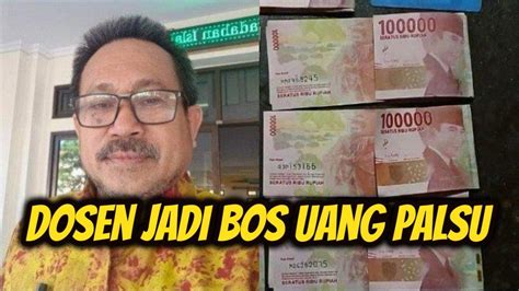 Segini Untung Andi Ibrahim Cs Dari Uang Palsu Di Uin Alauddin Makassar Hanya Cetak Lembar 100