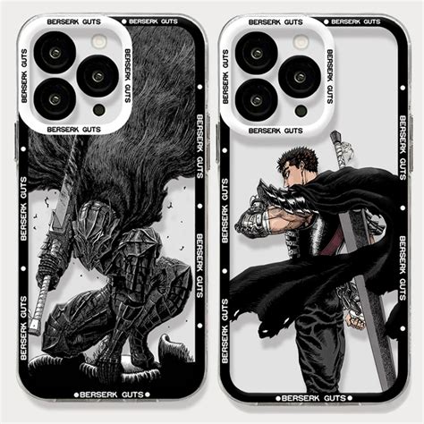 Capa De Telefone Anime Berserk Guts Para Samsung Galaxy TPU Silicone