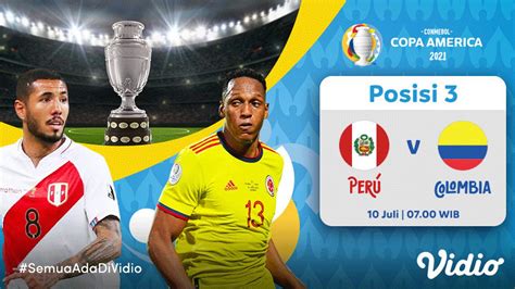 Link Live Streaming Perebutan Peringkat Ketiga Copa America 2021 Peru