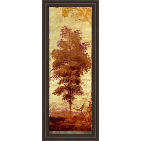 Tree In Autumn Framed Wall Art 18 X 42 Fall Wall Art Painting