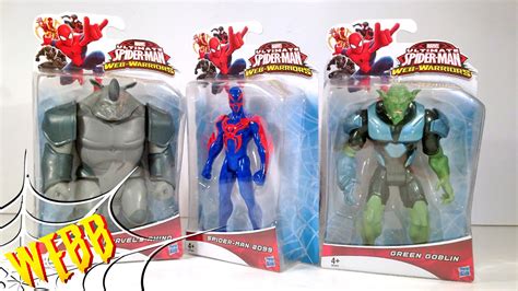 Ultimate Spider Man Web Warriors Spider Man 2099 Rhino And Green Goblin