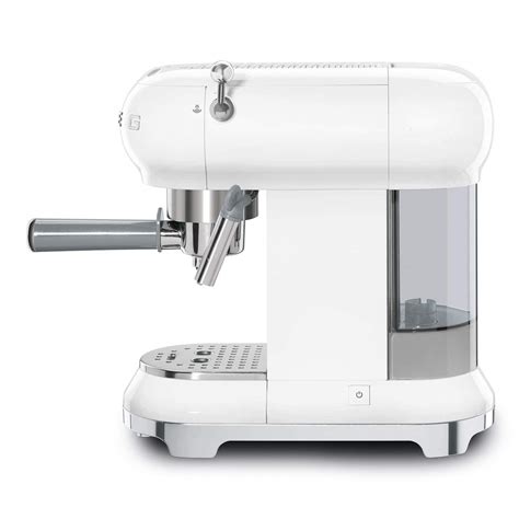 Buy Smeg 50 S Retro Style Aesthetic Espresso Coffee Machine White