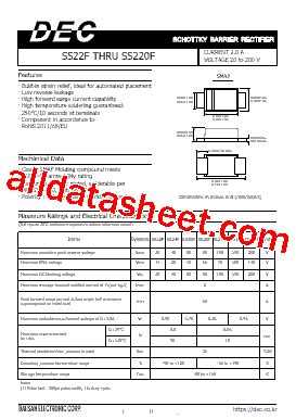 Ss F Datasheet Pdf Daesan Electronic Corp