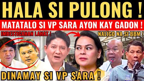 GADON NAGBUBULA ANG BIBIG TUNGKOL KAY VP SARA PULONG DUTERTE MAY