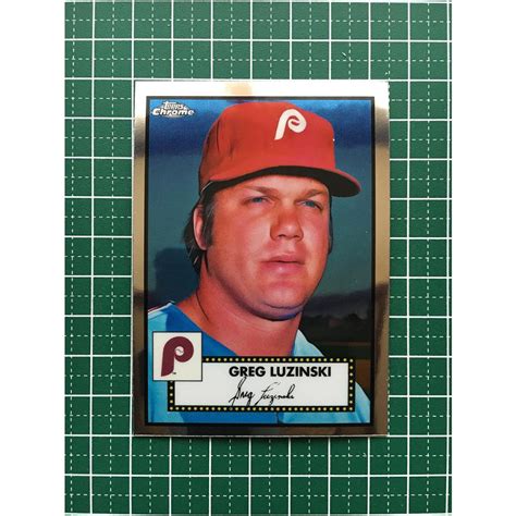 TOPPS CHROME MLB 2021 PLATINUM ANNIVERSARY 574 GREG LUZINSKI