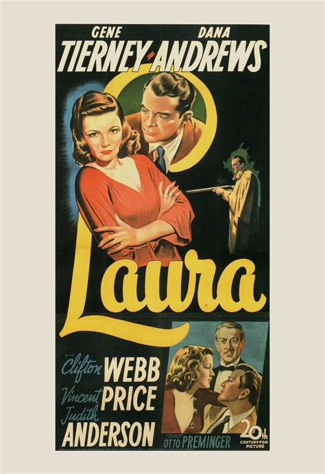 CLASSIC MOVIE POSTER Laura Movie Poster Otto Preminger - Etsy