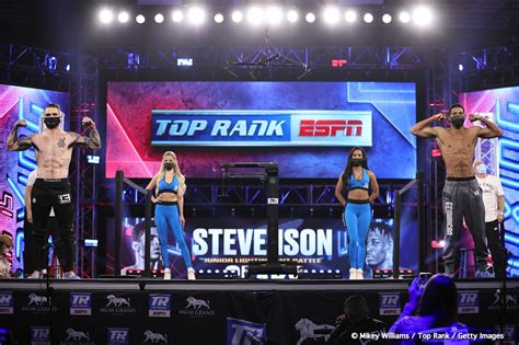 Shakur Stevenson Vs Toka Kahn Clary ESPN Weigh In Results Latest