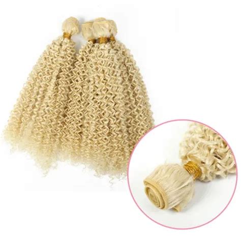 Synthetic Hair Weave Afro Kinky Curly Hair Bundles African Lace For Women Hair Extensions High