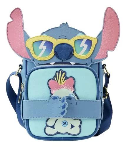 Bolso Bandolera Loungefly Disney Stitch Beach Day Acabado De Los