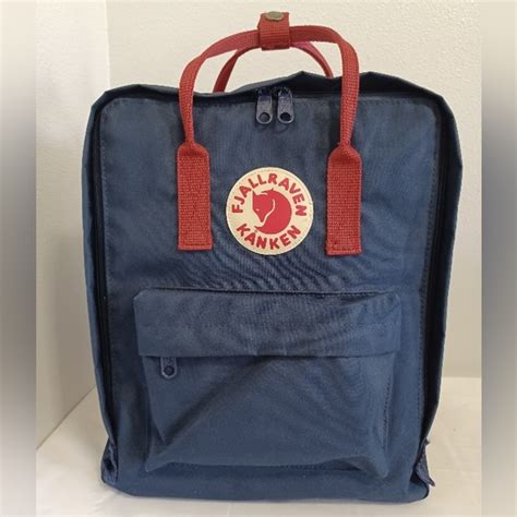 Fjallraven Bags Fjallraven Kanken Backpack Navyblueburgundy Poshmark