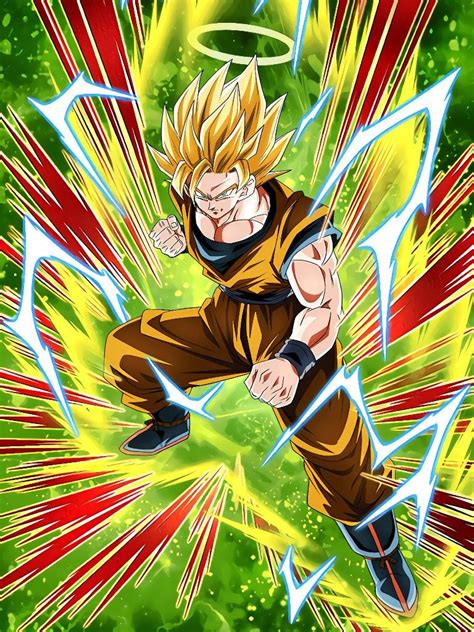 Goku Ssj Hd Artworks Dragon Ball Z Dokkan Battle By Ayatonehd Goku