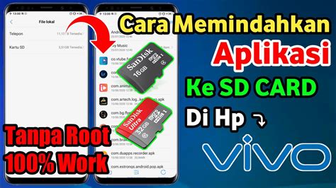 Cara Memindahkan Aplikasi Ke SD CARD Di Hp Vivo Tanpa Root 100 Work