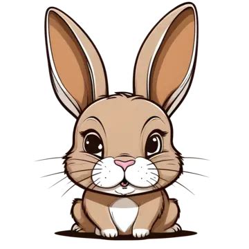 Cartoon Cute Rabbit Face Clipart Design Rabbit Face Rabbit Face