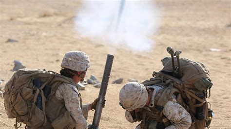 Integrated Task Force Mortar Men Conduct MCOTEA Assessment The