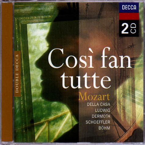 Mozart Cos Fan Tutte Lisa Della Casa Christa Ludwig Deutsche Grammophon