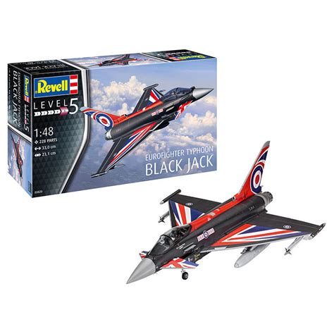 Maquette Eurofighter Typhoon Black Jack Revell