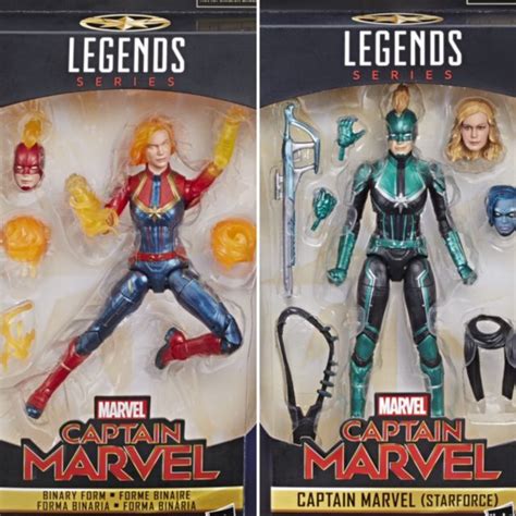 Marvel Legends Captain Marvel Target And Walmart Exclusive Figures