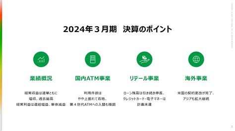 【qaあり】セブン銀行、経常収益は連結・単体ともに過去最高を達成 中期経営計画達成に向けて収益基盤の強化を継続 投稿日時： 202405